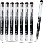 EYEYE Disposable Fountain Pens Fine Point, 8 Pack Black Pens by eyeye