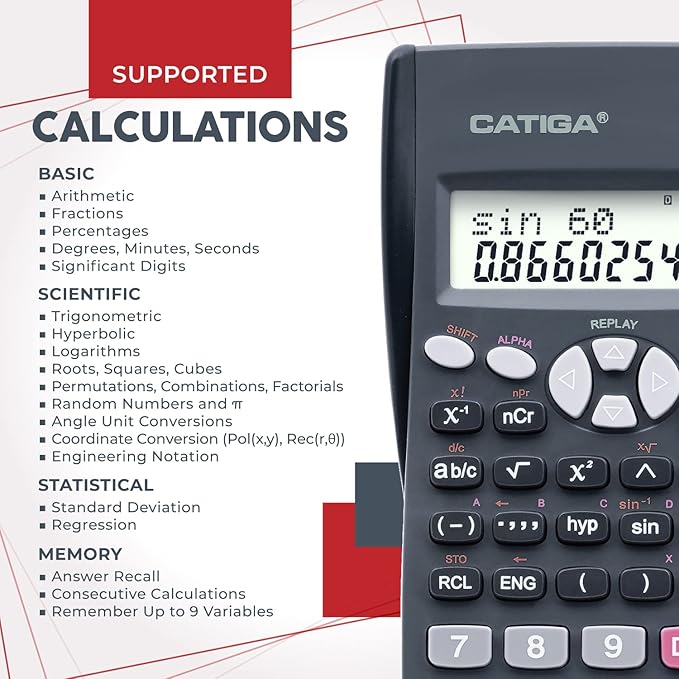 Scientific Calculator 2 Line - Image 3