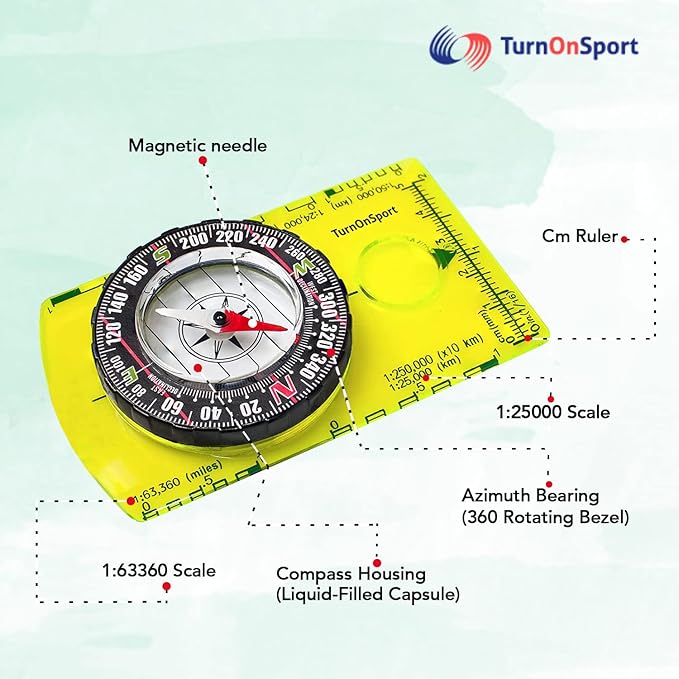 TurnOnSport Orienteering Compass - Image 2