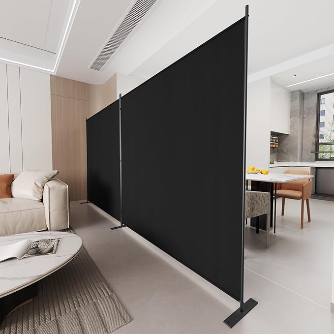 C-Hopetree 2 Panels Room Divider, 6 Ft Tall Indoor Folding Privacy Screen - Image 2
