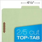 Pendaflex Recycled Classification File Folders, 2 Dividers, 2/5 Tab Cut - Image 5