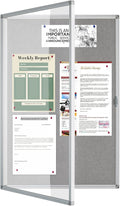 Lockable Enclosed Bulletin Board by AAIRLLEN