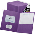 FILE-EZ Two-Pocket Folders, Textured Paper, Letter Size by FILE-EZ