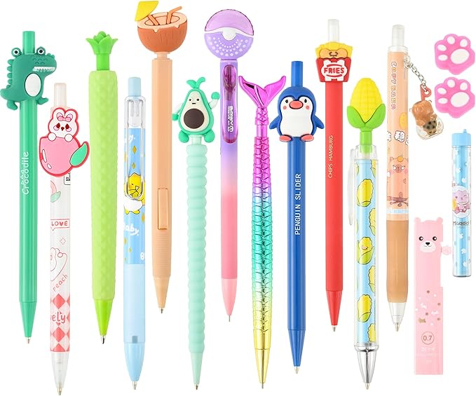 Jollin 12PCS Cute Kawaii Mechanical Pencils Set by Jollin