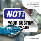 Custom Notice Sign, OSHA Sign, 10x7 Inches, 4 Mil Vinyl Decal Stickers Weather - Image 7