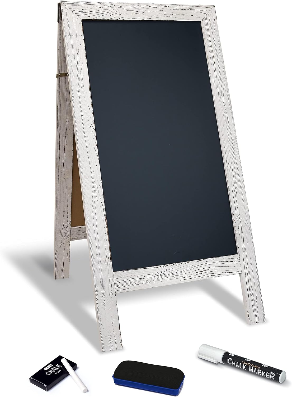 Better Office Products Magnetic A-Frame Chalkboard Sign, Extra Large 20" x 40"