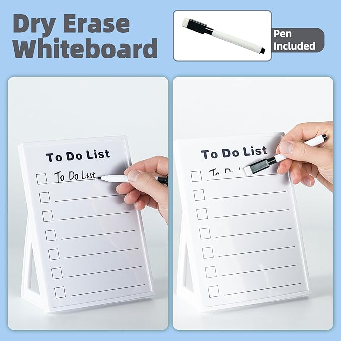 Desktop Dry Erase Board, Small Whiteboard - Image 2