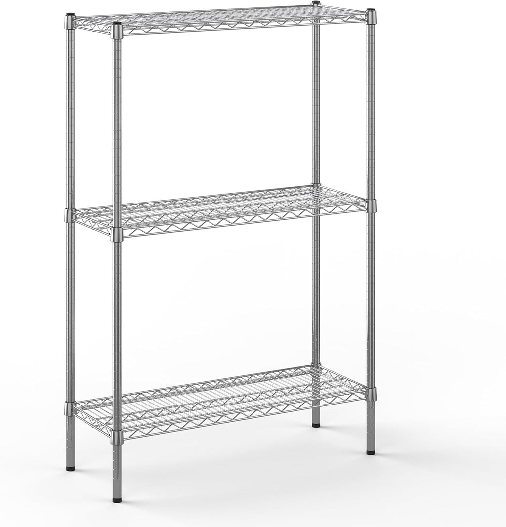 Regal Altair 14" Deep x 36" Wide x 54" Height Wire Shelving Kit | 3-Tier | NSF