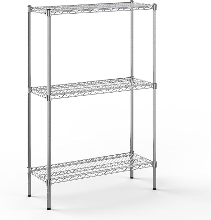 Regal Altair 14" Deep x 36" Wide x 54" Height Wire Shelving Kit | 3-Tier | NSF by Regal+Altair