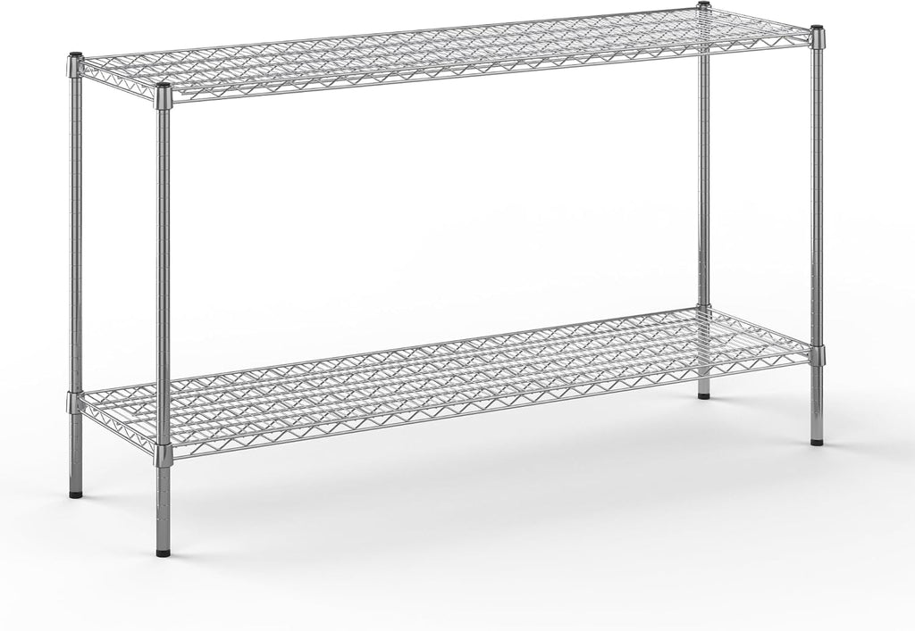 Regal Altair 18" Deep x 60" Wide x 34" Height Wire Shelving Kit | 2-Tier | NSF