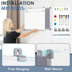 MAKELLO Dry Erase Calendar for Wall 24" x 18" - Image 6