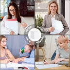 3 Ring Binder 0.5 Inch, PANDRI 6 Pack Binder Fits Letter Size 8.5'' x 11'' Paper - Image 6