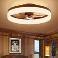 volisun farmhouse ceiling fans with lights and remote, main product view