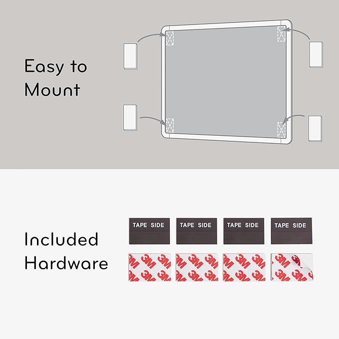 U Brands Contempo Magnetic Dry Erase Board White Board Bundle, 8.5” x 11” - Image 5