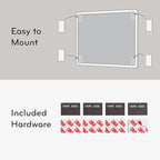 U Brands Contempo Magnetic Dry Erase Board White Board Bundle, 8.5” x 11” - Image 5