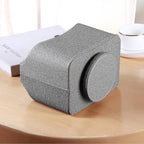 PUSU Leather 360°Rotatable Remote Control Holder, Nightstand TV Remote Caddy - Image 4