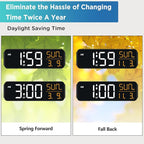 Peakeep Large Display Digital Alarm Clock - Image 6
