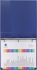 Avery A-Z Dividers for 3 Ring Binders, 26 Tabs per Set, Customizable Table of Contents, Multicolor Tabs, Great for Organizing Reports, Projects, and More (44225), 3 Sets (Pack of 4)