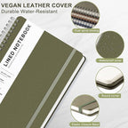 ABERLLS Green Lined Spiral Journal Notebook - Image 4