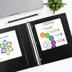 CIXILDTS 1.5-inch D Ring Binders, 3 Ring Binder Fit US Letter Size Paper - Image 7