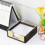 Buqoo Sticky Note Holder, Post It Note Dispenser Desk Organizer | Bling Postit Note Dispenser Post It Note Holder for Desk Acrylic Office Supplies