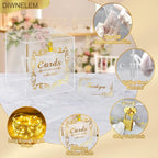 DIWNELEM Acrylic Wedding Card Box - Image 4