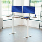 VIVO Electric 71 x 36 in Rustic Standing Desk, Memory Height Adjustment - Image 2