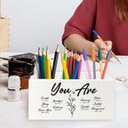 QZQE You Are Christian Pen Pencil Holder Organizer - Image 2
