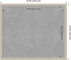 Amanti Art Silver Framed Magnetic Board 44x52 Oversize Vision Board - Image 4