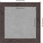 Amanti Art Black Framed Magnetic Board 30x30 Medium Vision Board - Image 4
