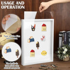 Vicenpal 1 Pcs Large Magnetic Board 16" x 12" Magnet Display Board Removable - Image 3