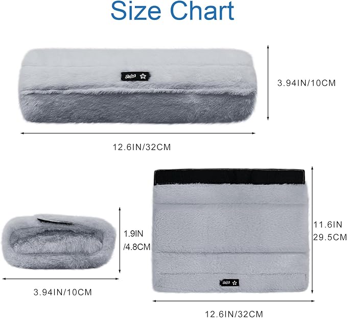 SPRING SEAON Wheelchair Armrest Covers 2 Pack Soft Memory Foam Wheelchair - Image 6