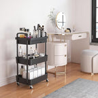 Calmootey 3-Tier Rolling Utility Cart - Image 2