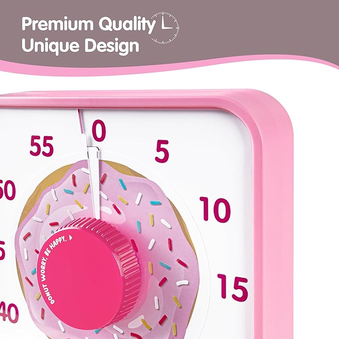 TWENTY5 SEVEN Countdown Timer 7.5 inch, 60 Minute 1 Hour Visual Timer - Image 4