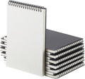 Engrowtic 6 Pack Graph Paper Spiral Notepad A5 Top Wirebound Notepad Grid by Engrowtic