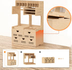 bucasso plastic model paint rack tool storage all-in-one, side view