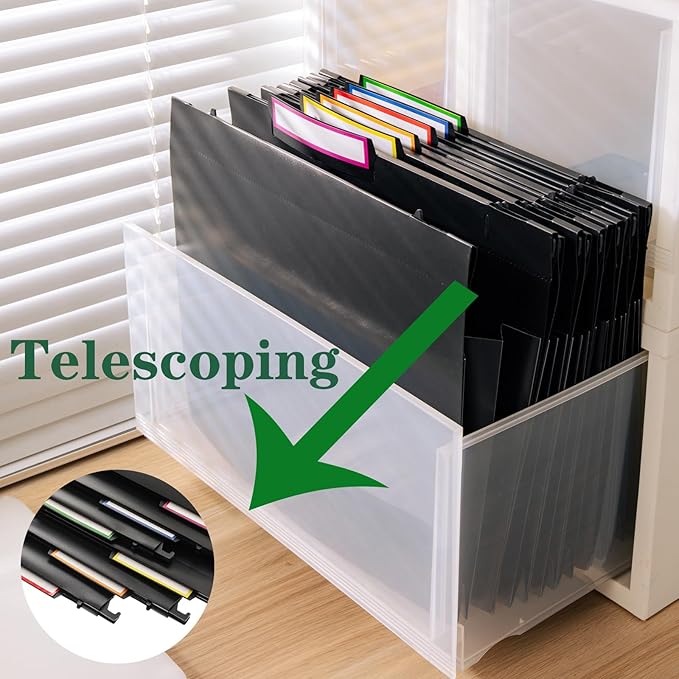 Hanging rose gold file manager, equipped - Image 5