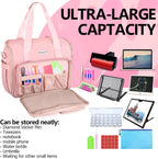 portable a4 light pad storage bag for diamond showing dimensions