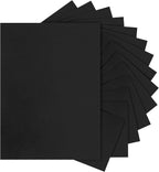 Silunkia 300 Sheets Black Cardstock 8.5 x 11 Printer Paper, 75lb Heavyweight