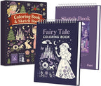 Fuxi Coloring Books for Kids Ages 8-12 Girls, 50 Sheets Blank Paper Drawing Pad - Image 9