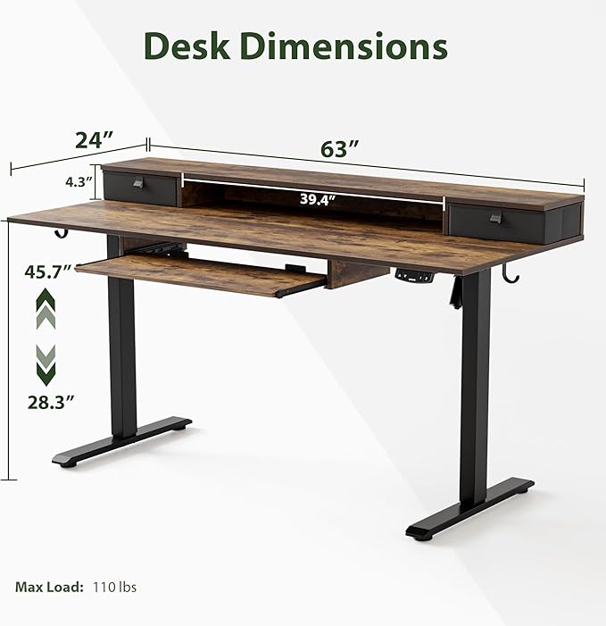 Agilestic Electric Standing Desk - Image 3