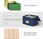 Vienrose Greeting Card Organizer Storage Box - Image 3