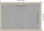 Amanti Art Silver Framed Magnetic Board 28x40 Large Vision Board - Image 4