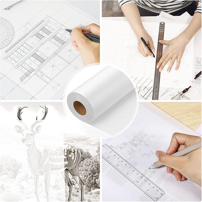 Tracing Paper Roll 17in x 75yd, Gift Wrapping - Image 5