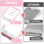 Sooez Clipboards with Storage, High Capacity Clip Boards 8.5x11 with Storage - Image 2