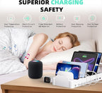 420W Charging Station for Multiple Devices, Zobirez 10-Port USB C Fast Charger - Image 6