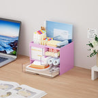 Marbrasse Desk Organizer with 3 Drawer, Desk Organizers and Accessories with 4 - Image 4