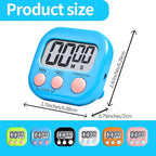 48 Pcs Digital Kitchen Timer Bulk, Small Magnetic Backing Stand Timer, Large - Image 2