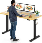 SANODESK Electric Standing Desk 60 x 24 Inches Whole-Piece Desktop Height
