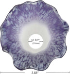 Bieye LS102S Lily Flower Blown Glass Lampshade - Image 3